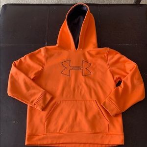 Orange under Armour hoodie  worn twice